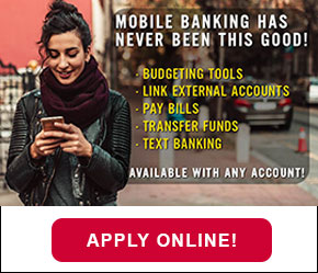 Apply Online now to get Online Banking.