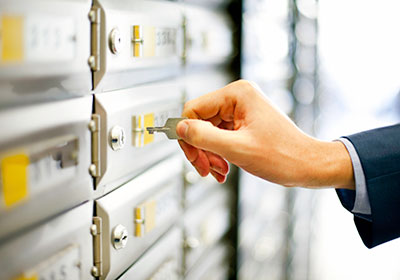 City National Bank safe deposit boxes