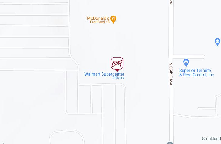 Click to view Admiral City National Bank Walmart branch and ATM location