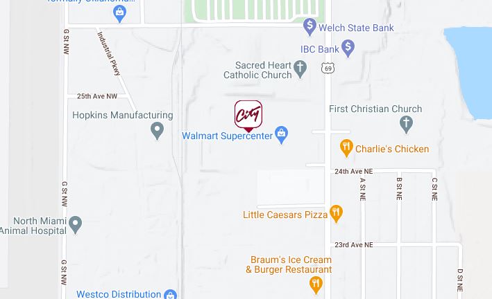 Click to view Miami City National Bank Walmart branch and ATM location