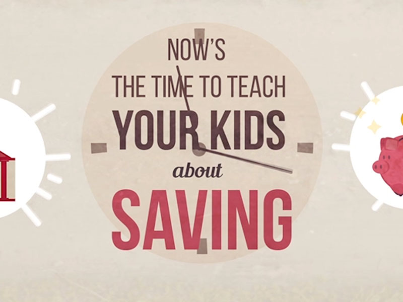 Click here to learn more about teaching kids to save.